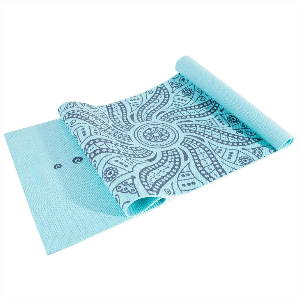 Yoga Mat with Carry Strap, Mandala