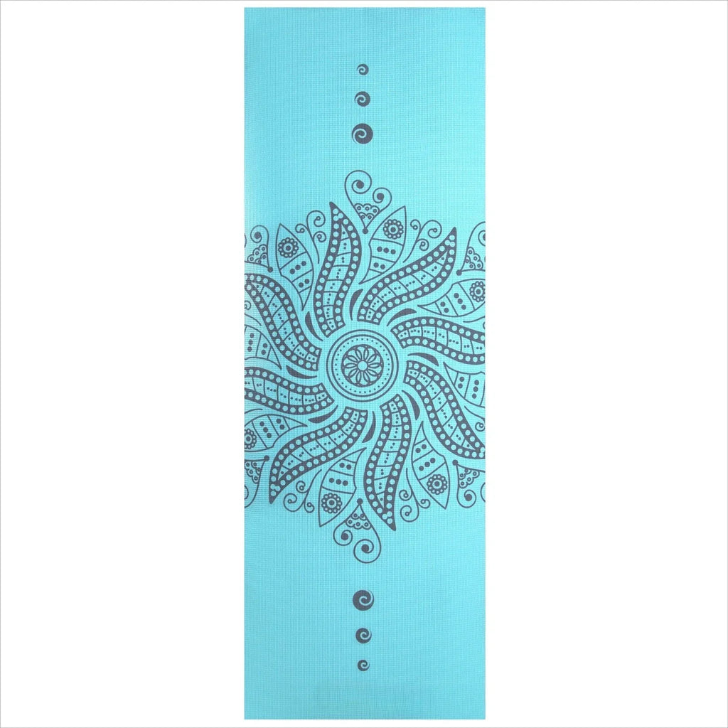 Yoga Mat with Carry Strap, Mandala